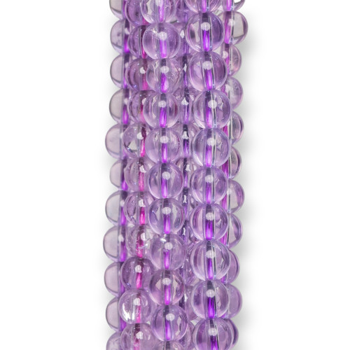 Clear Amethyst Round Smooth 05mm Lavender
