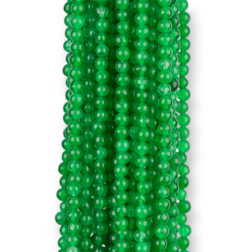 Emeraldite Jade Round Smooth 03mm Transparent