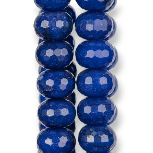 Giada Blu Lapis Rondelle Sfaccettate 18x13mm