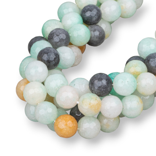 Multicolor Faceted Aventurine 10mm