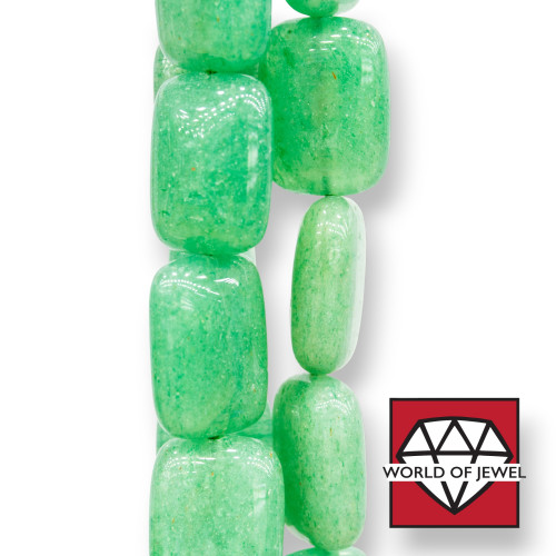 Green Aventurine Flat Rectangle 10x14mm