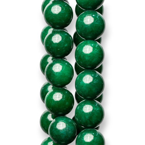 Emeraldite Jade Round Smooth 08mm