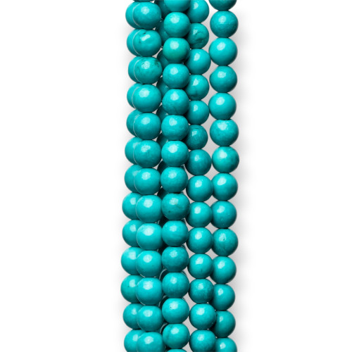 Stabilized Turquoise Round Smooth 04mm Turchesite