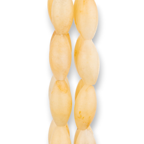 Rice Yellow Calcite 12x24mm