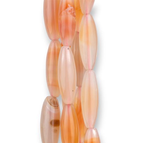 Φυσικό Ρύζι Carnelian Smooth 9x30mm