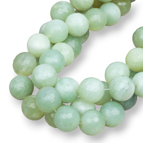 Jade (New Jade) Faceted 18mm