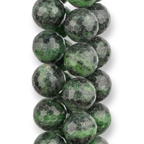 Faceted Green Rubizoisite 18mm Δεύτερη Επιλογή