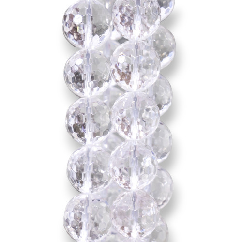 Faceted Rock Crystal 20mm