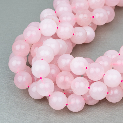 Round Smooth Rose Quartz 14mm