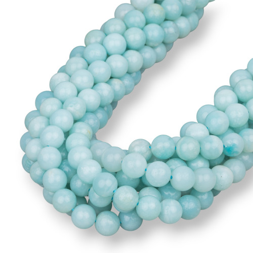 Amazonite Round Smooth 08mm