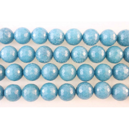Calcite Faceted 18mm Blue