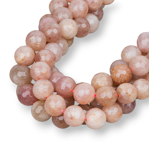 Strawberry Quartz - Quarzo Fragola Chiaro Sfaccettato 10mm