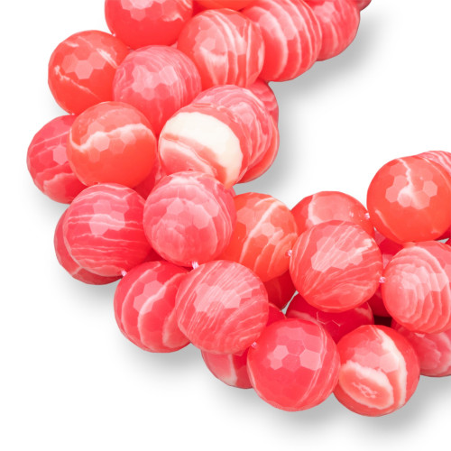 Faceted Rhodochrosite Paste 18mm