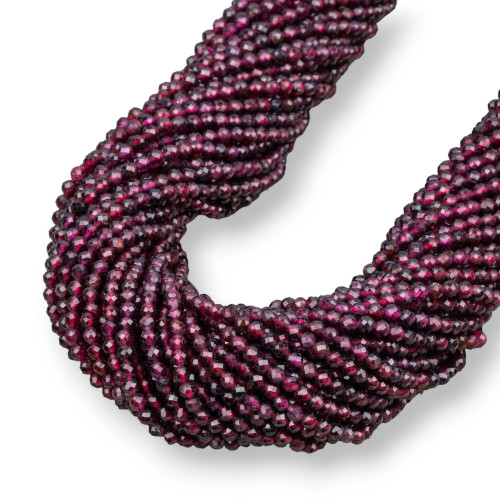 Grenat à facettes taille diamant 3,0 mm