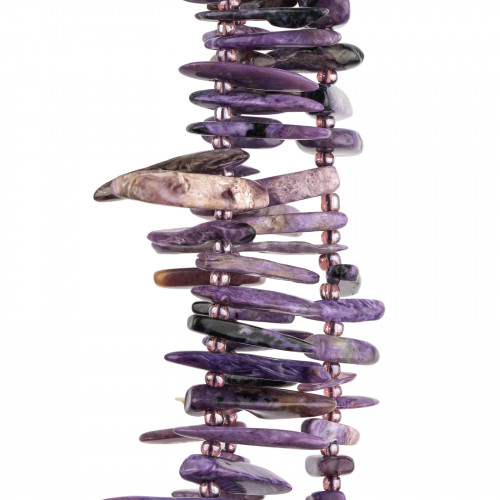 Sugilite Fringed Irregular Stone Tumbled 8-20mm