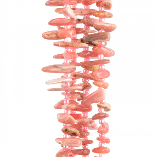 Rhodochrosite Fringed Irregular Tumbled Stone 8-20mm