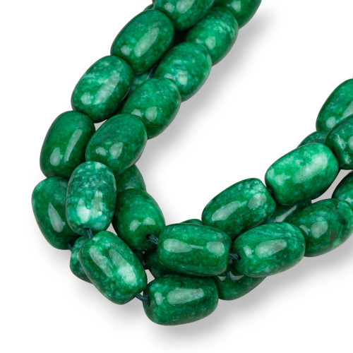 Emeraldite Jade Smooth Barrel 13x18mm