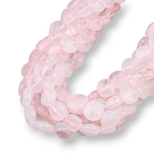 Rose Quartz Στρογγυλό Επίπεδο 12mm