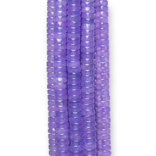 Purple Jade Smooth Tubular Washers 6x2mm