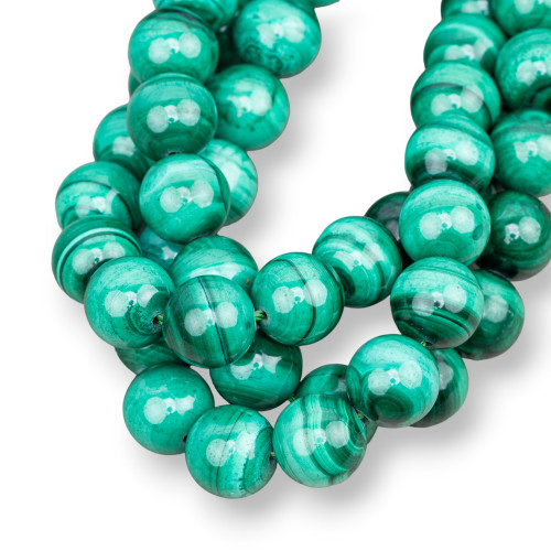 Malachite Round Smooth 12mm