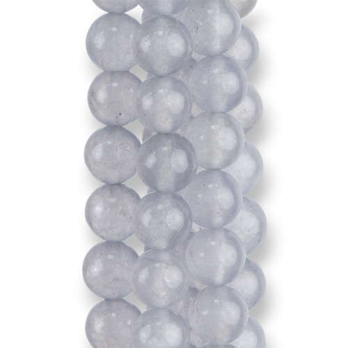 Έγχρωμο Jadeite Jade Economic Line Ομαλή Στρογγυλή 08mm Γκρι