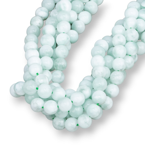 Larimar Green Round Smooth 08mm