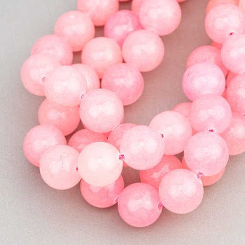 Rhodochrosite Jade Στρογγυλό Λείο 16mm