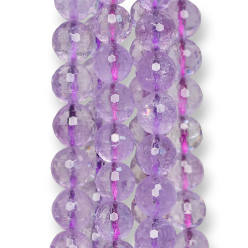 Lavender Amethyst Faceted 08mm Transparent
