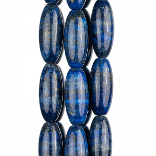 Φυσικό Μπλε Ρύζι Lapis Lazuli 12x30mm