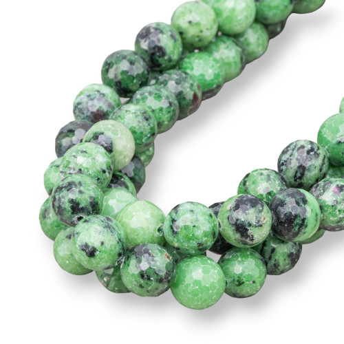 Rubizoisite First Choice Green Faceted (AQW) 13mm