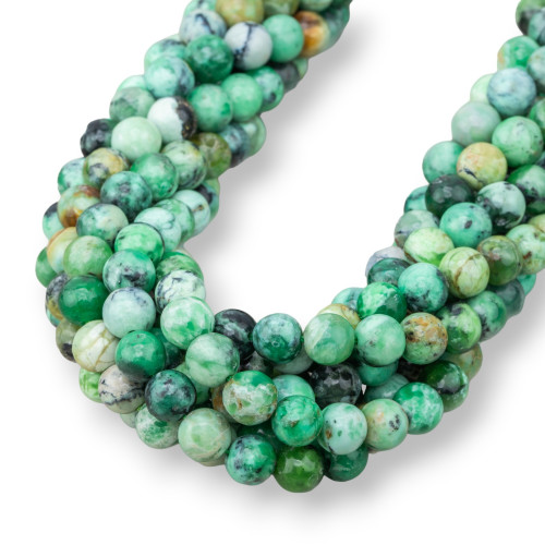 Variscite Ronde Lisse 08mm