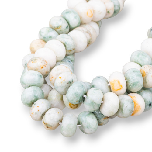 Amazonite Multicolor Smooth Washers 12x8mm