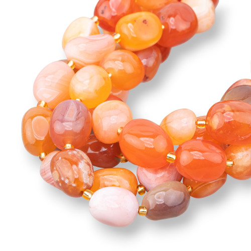 Carnelian Tumbled Stone 8-14x14-16mm