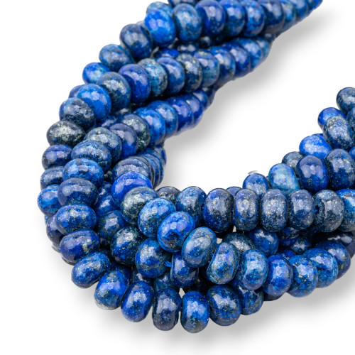 Lapis Lazuli Smooth Rondelle 8x5mm