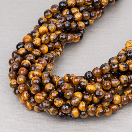 Faceted Yellow Tiger Eye 04mm