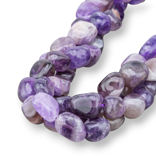 Amethyst Tumbled Stone 8-12x10-15mm