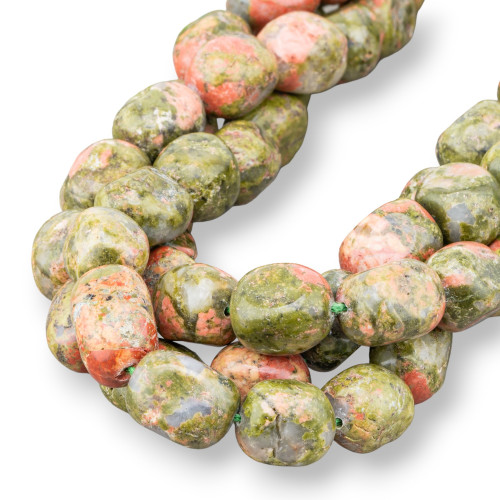 Unakite Tumbled Stone 8-13x13-18mm