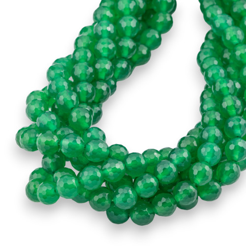 Faceted Green Agate 08mm First Choice