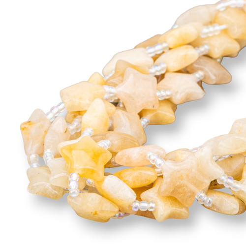 Calcite Flat Smooth Star 16mm