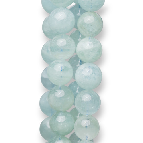 Aquamarine Milk Round Smooth (ASL) 10mm