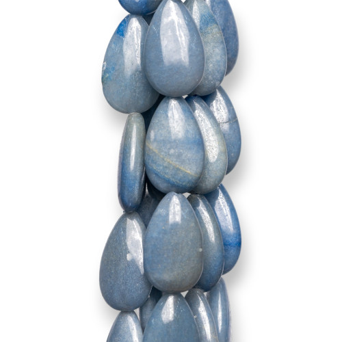 Blue Aventurine Drops Plate 15x25mm