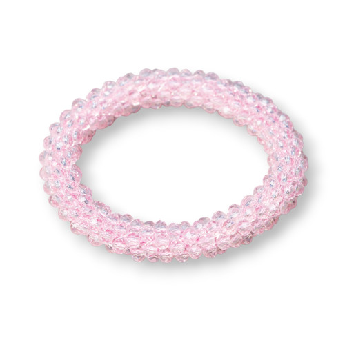 Bracelet Élastique de Cristaux Entrelacés 10mm avec Cristaux de 4,5mm 1pc MOD30