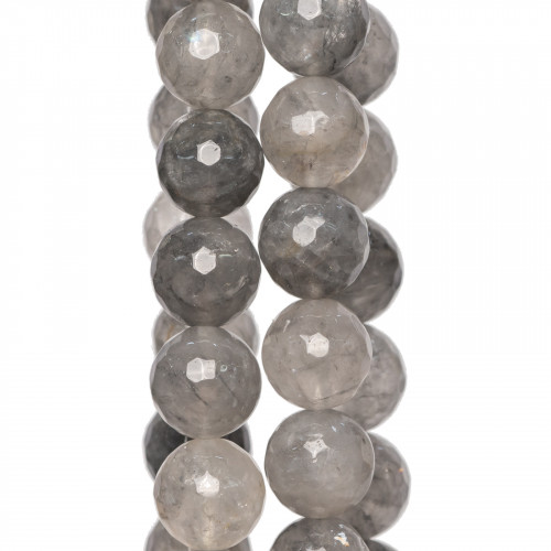 Faceted Gray Quartz 06mm