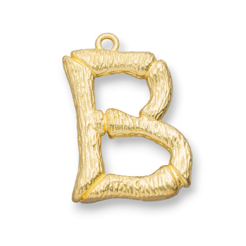 Componente Pendente Di Bronzo Lettere Alfabeto 15pz 15-24mm B