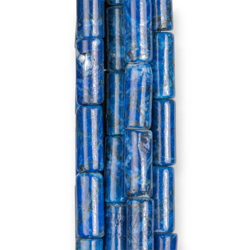 Imperial Blue Jasper Smooth Cylinder 7x18mm