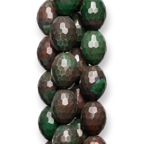 Tourmalinated Rice Jasper Faceted 15x20mm