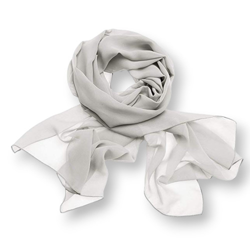 Foulard 90x180cm Silk Feeling 1pz Argentato