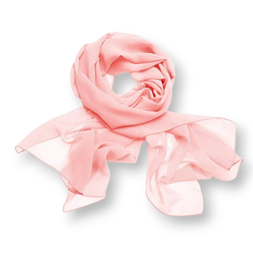 Silk Feeling Scarf 90x180cm 1pc Pink