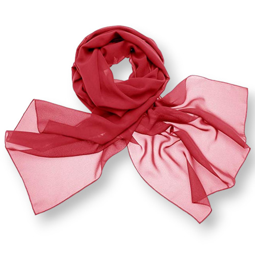 Foulard Sensation Soie 90x180cm 1pc Rouge