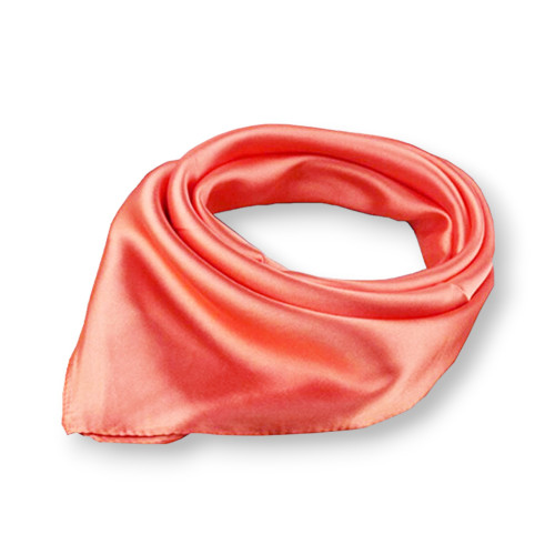 Scarf 90x90cm Single Color 1pc Peach